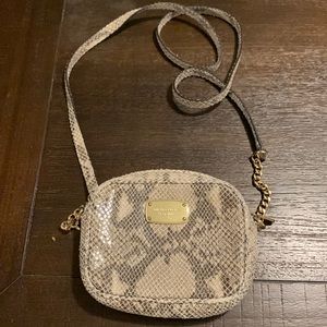 Small, Cross-Body, Snake Skin, Michael Kors Purse